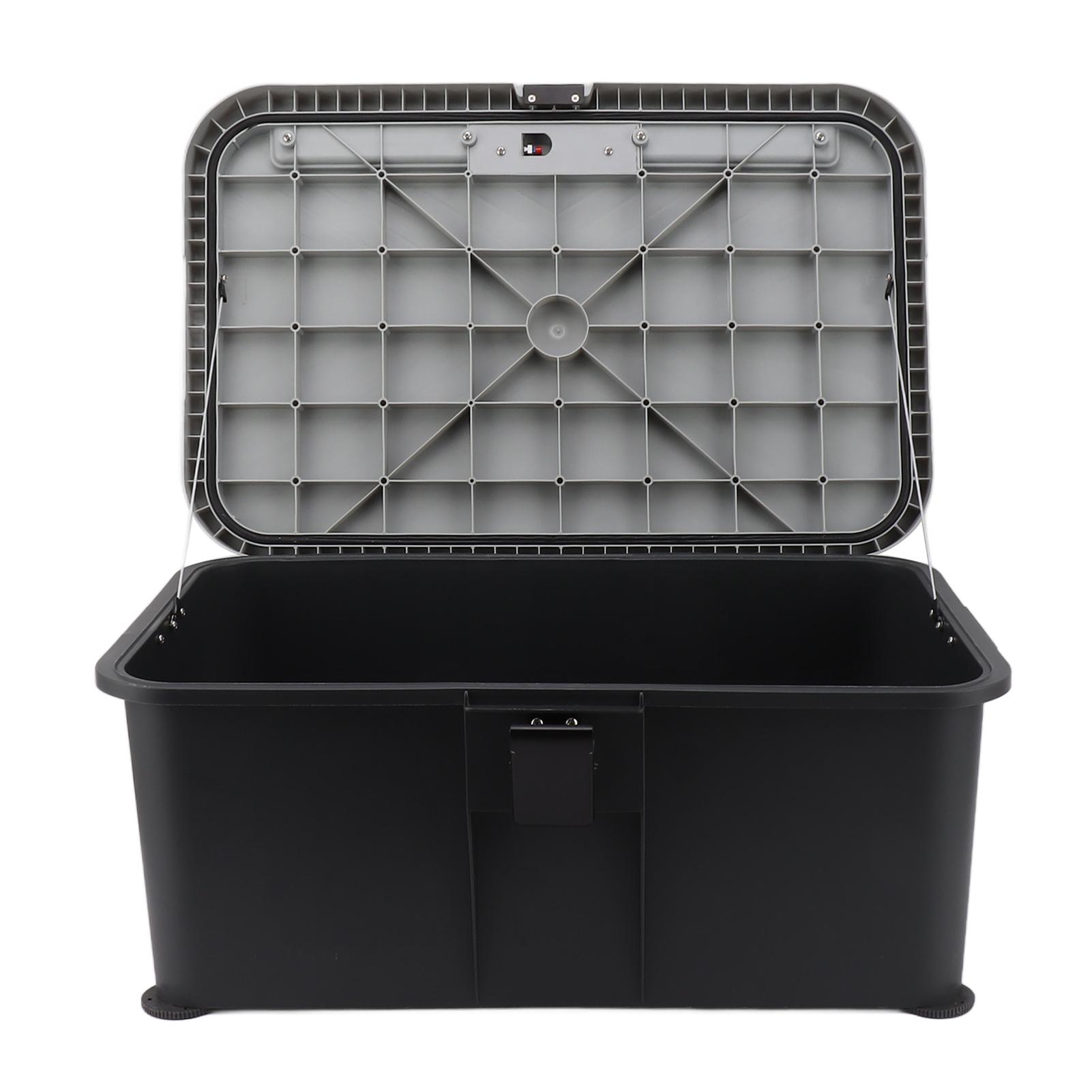 

Ящик для хранения RV 34 л Прочный Защита от кражи Грузоподъемность 200 кг Водонепроницаемый Ящик для хранения под ступенькой RV Для Ca