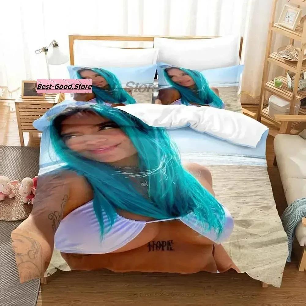 Karol G Bedding Set Single Twin Full Queen King Size Bed Set Aldult Kid Bedroom Duvetcover Sets 3D Print  Bed Sheet Set