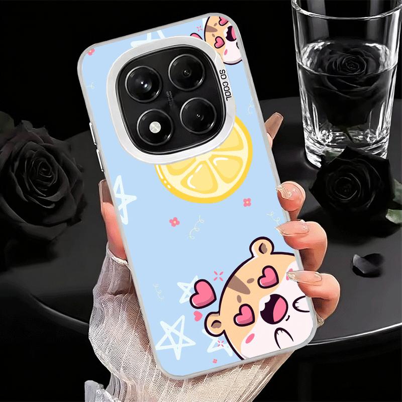 Cartoon Cute Hamster Soft Phone Case for Samsung Galaxy S24 S25 FE S26 Edge S23 Ultra S22 Plus S21 + Shockproof Cover Back Shell