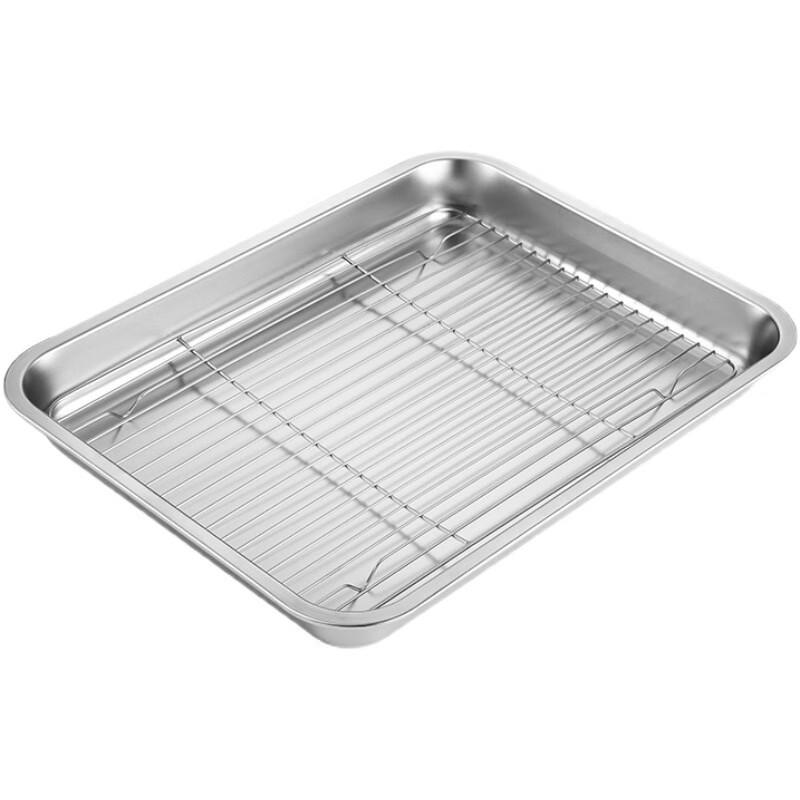 Stainless Steel Serving Tray with Filter