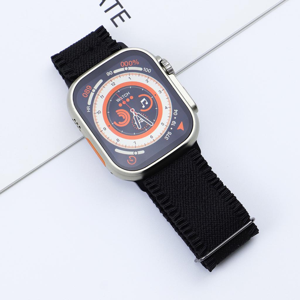 Elastic Nylon Strap for Apple Watch band 49mm 45mm 44mm 42 Loop Belt for iwatch series Ultra 8 7 6 SE 5 4 40mm 41mm 38 Bracelet
