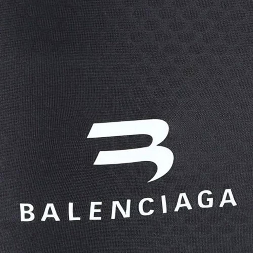 Balenciaga Sports Shorts Unisex Black 6617544B0B11077