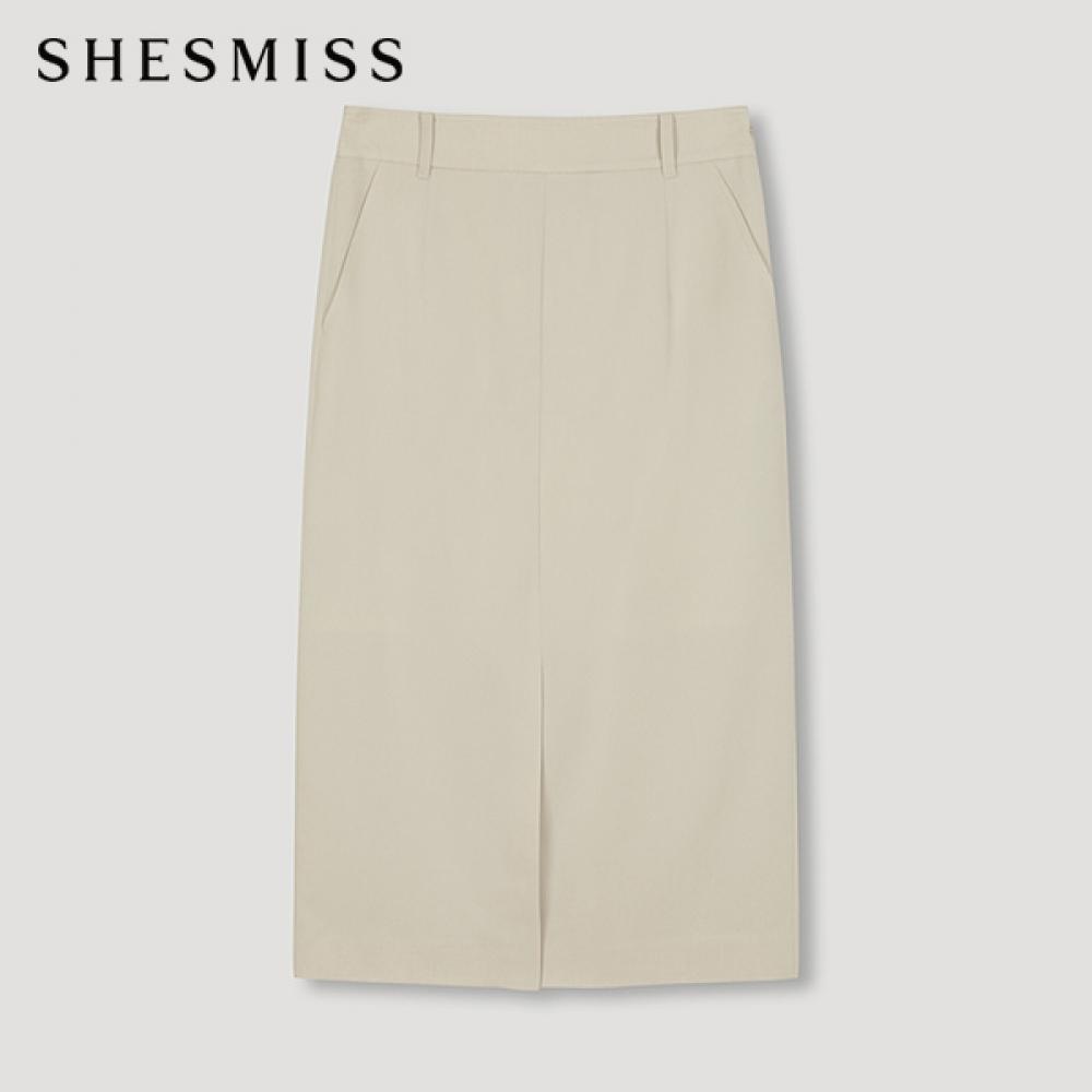 

She S miSS Slit baSic Skirt SwwSkn21720 Lb light beige/55