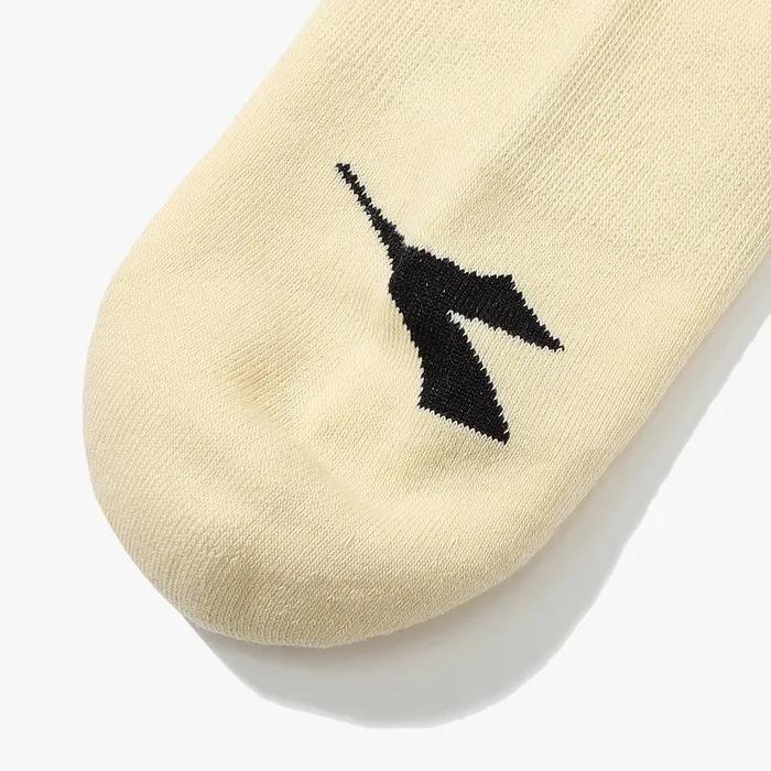 Tennis Stripe Crew Socks YELLOW