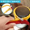 2Pcs Belt Strap Wrench 5.7inch Capacity Belt Type Oil Filter Wrench Universal Portable Strap Wrench for Car PVC Joints