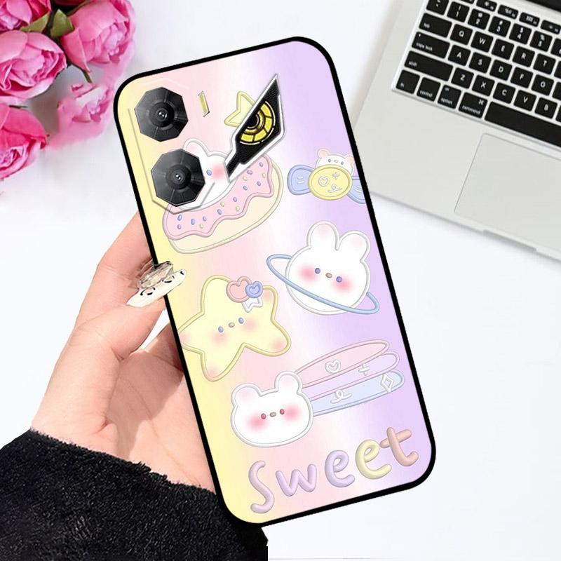 ZTE Nubia Neo 3 5G Kılıfı Z2464N Darbeye Dayanıklı Yumuşak TPU Silikon Kamera Koruma Kılıfı Nubia Neo3 Telefon Kılıfı İçin Fundas Coque