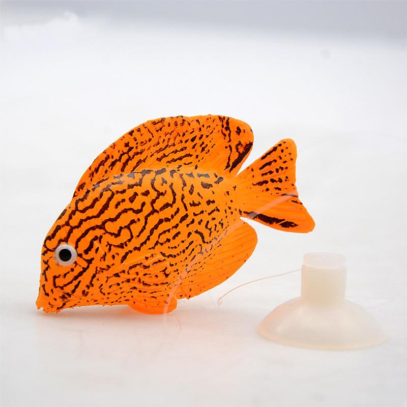 Silicone Artificial Fish Aquatic Landscape Night Luminous Fish Glow In Dark Underwater Fish Tank Decor Aquarium Accessories