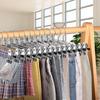 5~20pcs Metal Pants Racks Wind Proof Multi-purpose Skirt Racks for Clothes Drying Trousers Wardrobe Clip Anti-slip Black TMZ