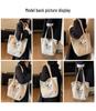 2025 Autumn/Winter Women's Lightweight Korean Style Tote Bag - Large Capacity, Simple Fashion, Commuter-Friendly