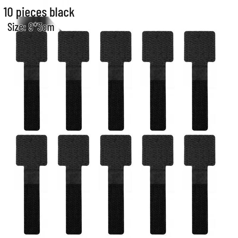 Desktop Cable Organizer & Velcro Straps for Cable Management