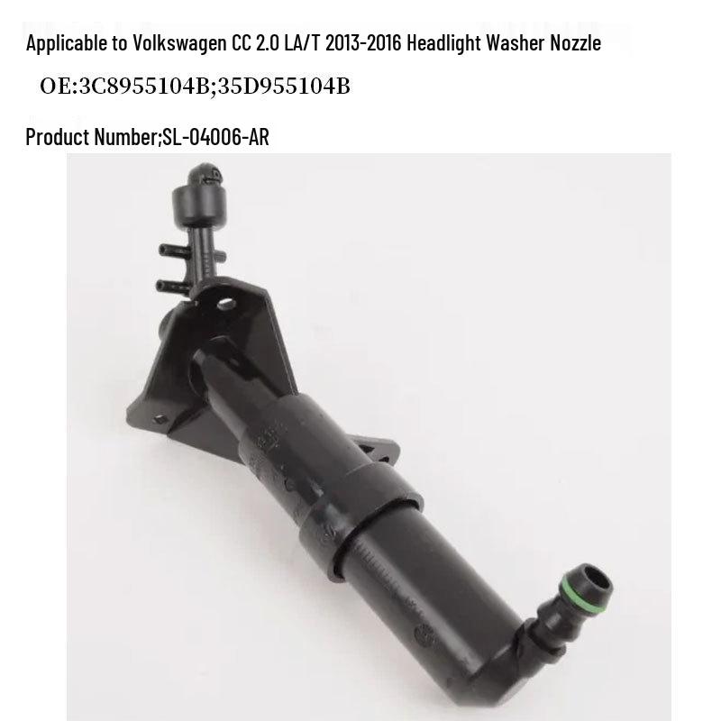 

Volkswagen CC 2.0L A/T Headlight Washer Nozzle (2013-2016) - Part 3C8955103B