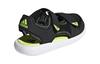 Adidas Water Sandal Slip Resistant Abrasion Resistant Children's Sandals Black White Children Aged 3 7 Years Old GX2472