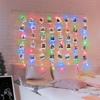 1 String LED Fairy Lights with Photo Frame Clips -in/Battery-Free (Batteries Not Included) String Lights for Photo Wall,Wedding,Christmas Decorations