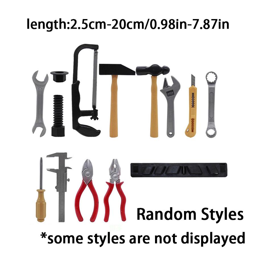 1set Mini Simulated Repair Tool Kit Engineering Repair Disassembly Supplies Birthday Gift Friends Gathering Interactive Game XJM