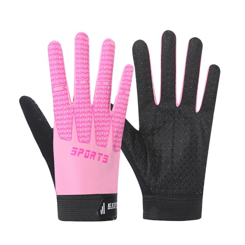 Guantes Infantiles para Todas las Estaciones, Cortavientos, Protección Solar, Transpirables, Antideslizantes, de Dedo Completo para Ciclismo y Patinaje