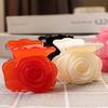 Acetate Color Rose Flower High-End Gold Label Letter Hair Catcher For Women