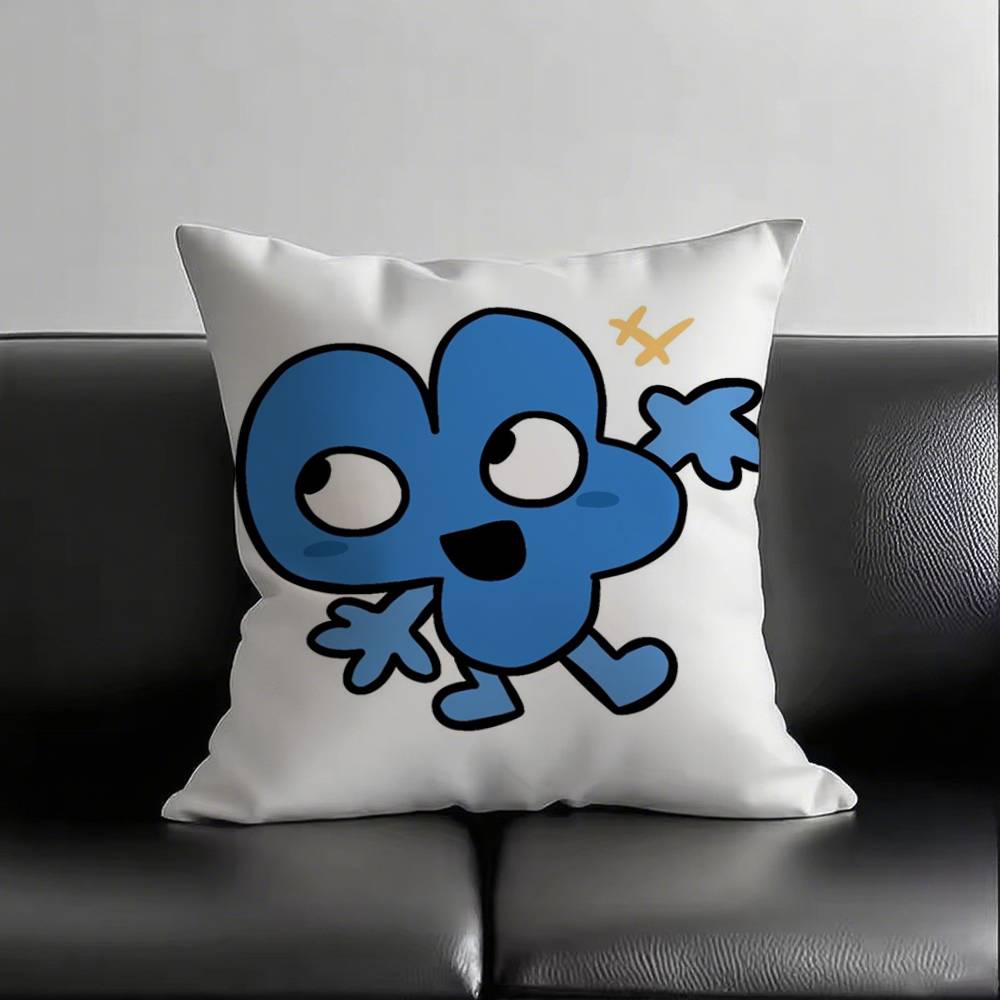 1 Stück Lustige Anime BFDI Kissenbezug Quadrat Schlafzimmer Sofa Freizeit Komfort Kissen Auto Wohnzimmer Heimdekoration