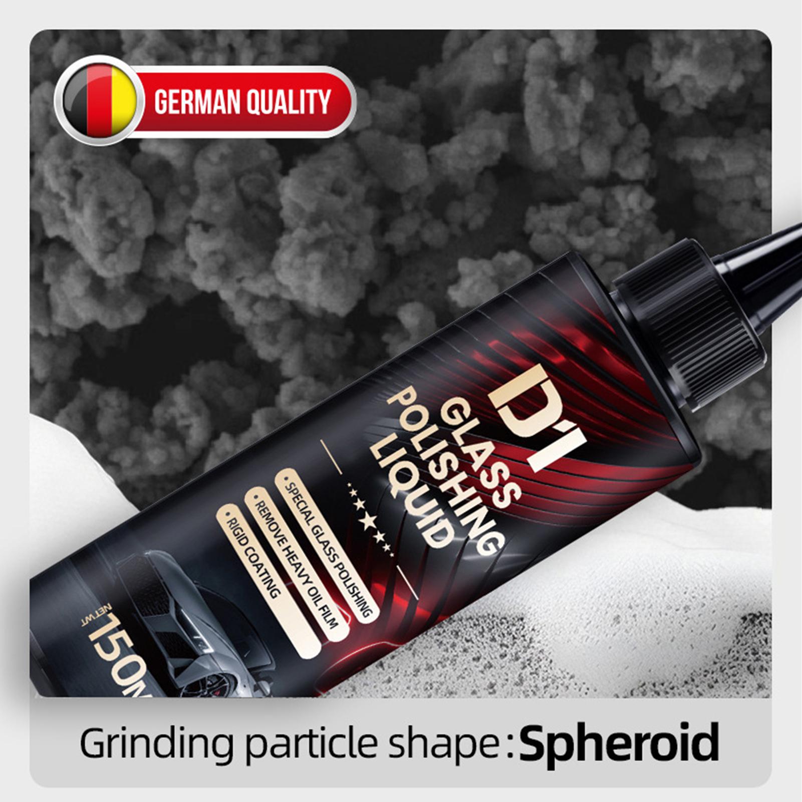 

Upgraded Car Glass Polish Liquid Cerium Oxide Remove Oil Film Water Stain Repair Minor Scratches No Trace Restoration only Eraser