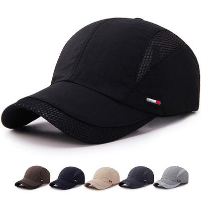 Spring Summer Quick Drying Sports Cap Golf Fishing Hat Summer Outdoor Sun Hat Adjustable Unisex Baseball Cap For Womens Men
