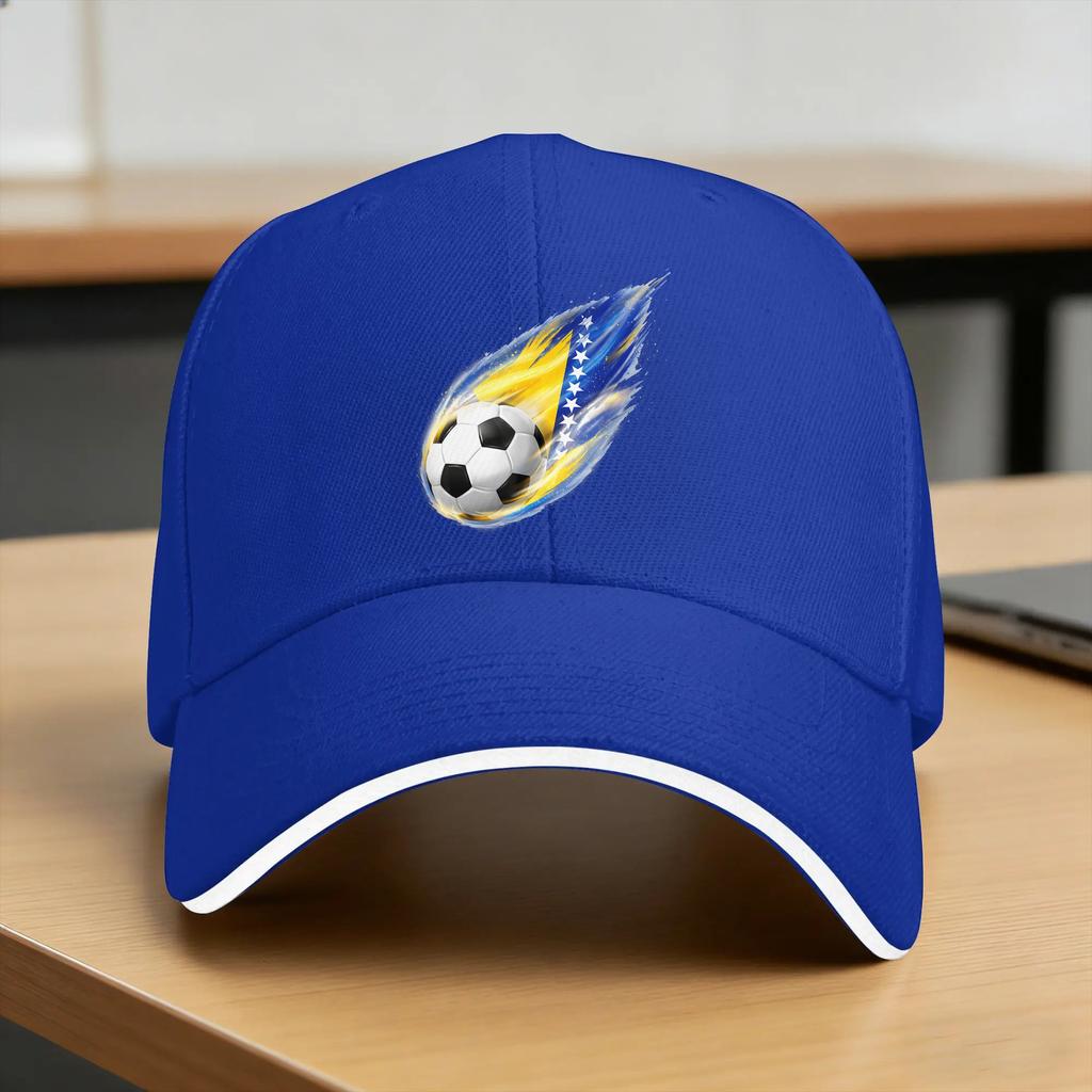 Bosnia and Herzegovina Flag Bosna Pride Heritage Graphic Sun Baseball Cap  Spring Yk Funny Trucker Hat Sport Baseball Caps