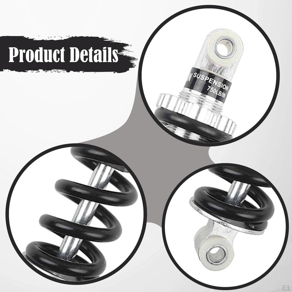 Rear Shock Absorber Suspension Spring Part Spare Repair Shocks Damper 160mm 750lbs for Mini