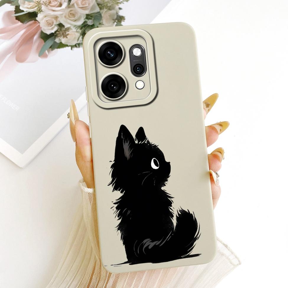 For Oppo Reno 14Pro PKZ110 CPH2739 Casing For Oppo Reno14 Pro Cover Fashion Cartoon Cute Funny Painted Silicone Phone Case