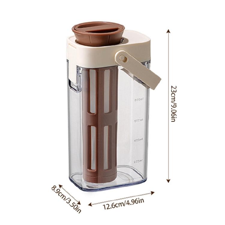 Professional Grade Iced Coffee Maker For Camping Home Use Dishwasher Friendly 1000ml Cold Brew Coffee Pot with Handle