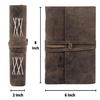 Leather Diary, Handmade Leather Bound Notepad for Men and Women 20.32 X 15.24 Cm, Gift for Any One