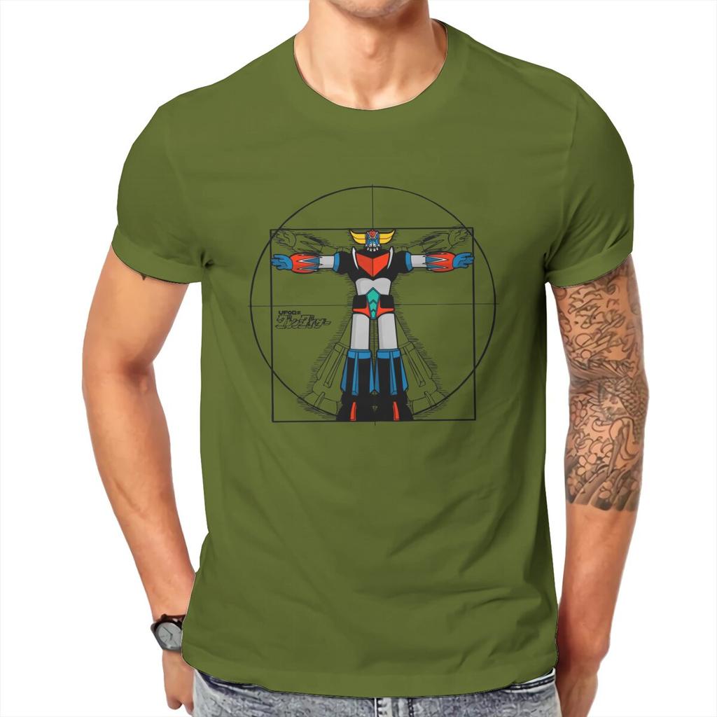 Men 192 Vitru Grendizer Goldorak UFO Robot T Shirt 100% Cotton Clothing Vintage Short Sleeve Tee Shirt Gift Idea T-Shirts