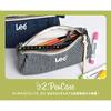 Lee pouch large capacity stylish multi cosmetic pen case denim cute stationery pencil box logo mini small lightweight