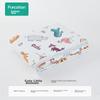 PurCotton Children's Air Conditioning Quilt with Gauze Cover, 100% Cotton Filling, Suitable for Kindergarten And Toddlers, All Seasons, 1.2x1.5m