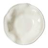 Cream Wind Pearl Edge Ceramic Large Bowl French Tableware Bowl Special-Shaped Bowl Household Salad Bowl Vegetable Bowl Pasta Bowl