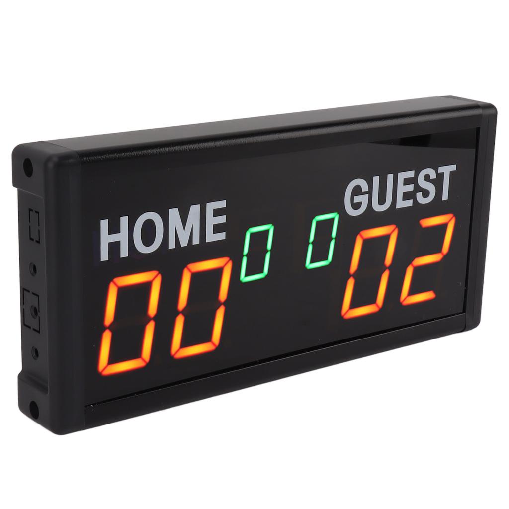 Digital Score Keeper with Remote 1.8 Inch LED Electronic Portable Tabletop Scoreboard for Badminton