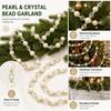 Decorative Bead Chain Christmas Bead Garland Tree Bead Garland  Christmas Tree Decor