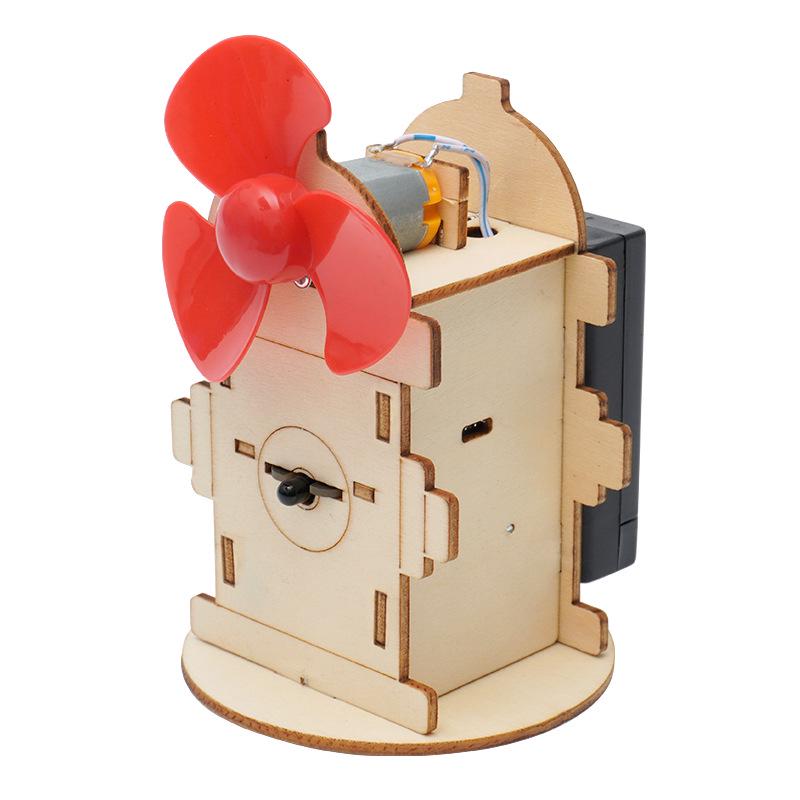 Wood Flame Induction Fan DIY Kit: Safe Student Invention Model