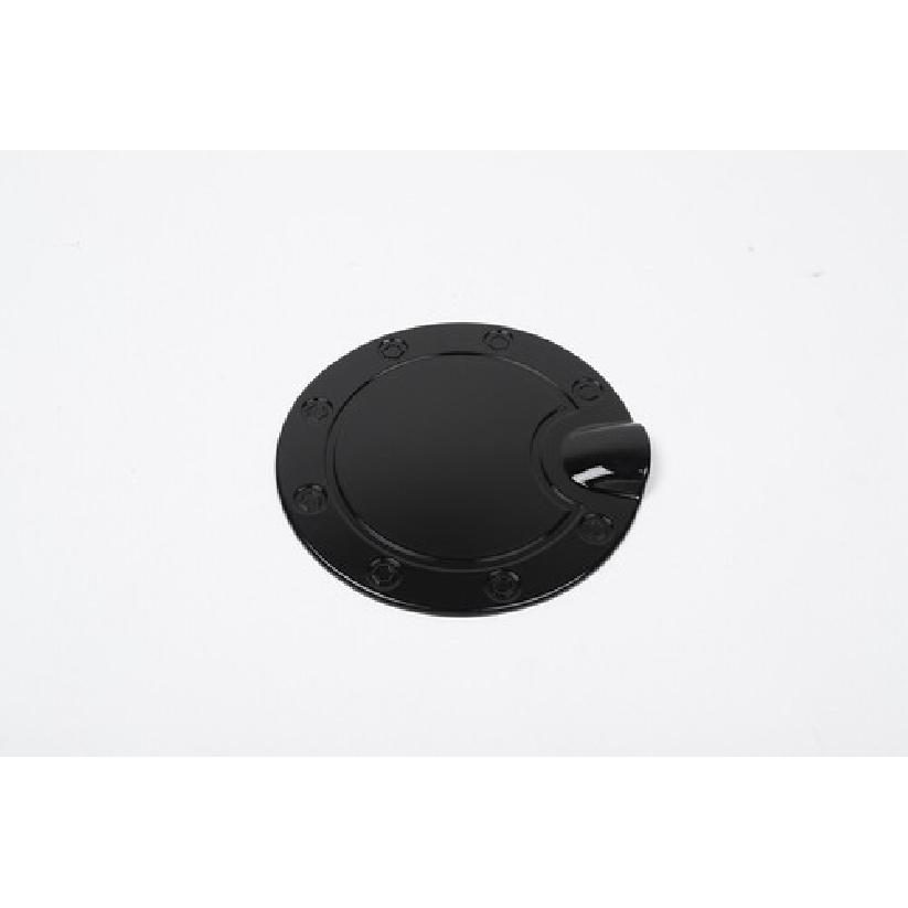 Black Fuel Door Tank Gas Cap Cover Trim For Chevy Silverado GMC Sierra 2014-2018