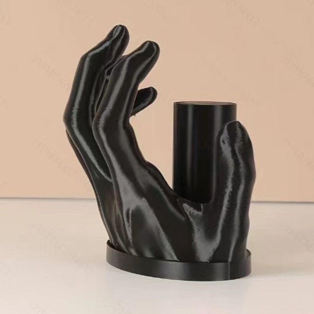 Kreativní držák papírových ručníků Pryskyřičná figurka paže Ozdoba Dárek Vertikální dávkovač ubrousků Pultové desky