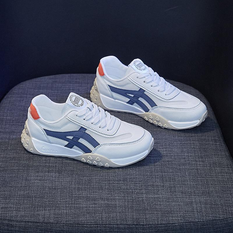 

Women s White Mesh Sneakers Casual Non-slip Comfortable Sports Shoes 35 синій