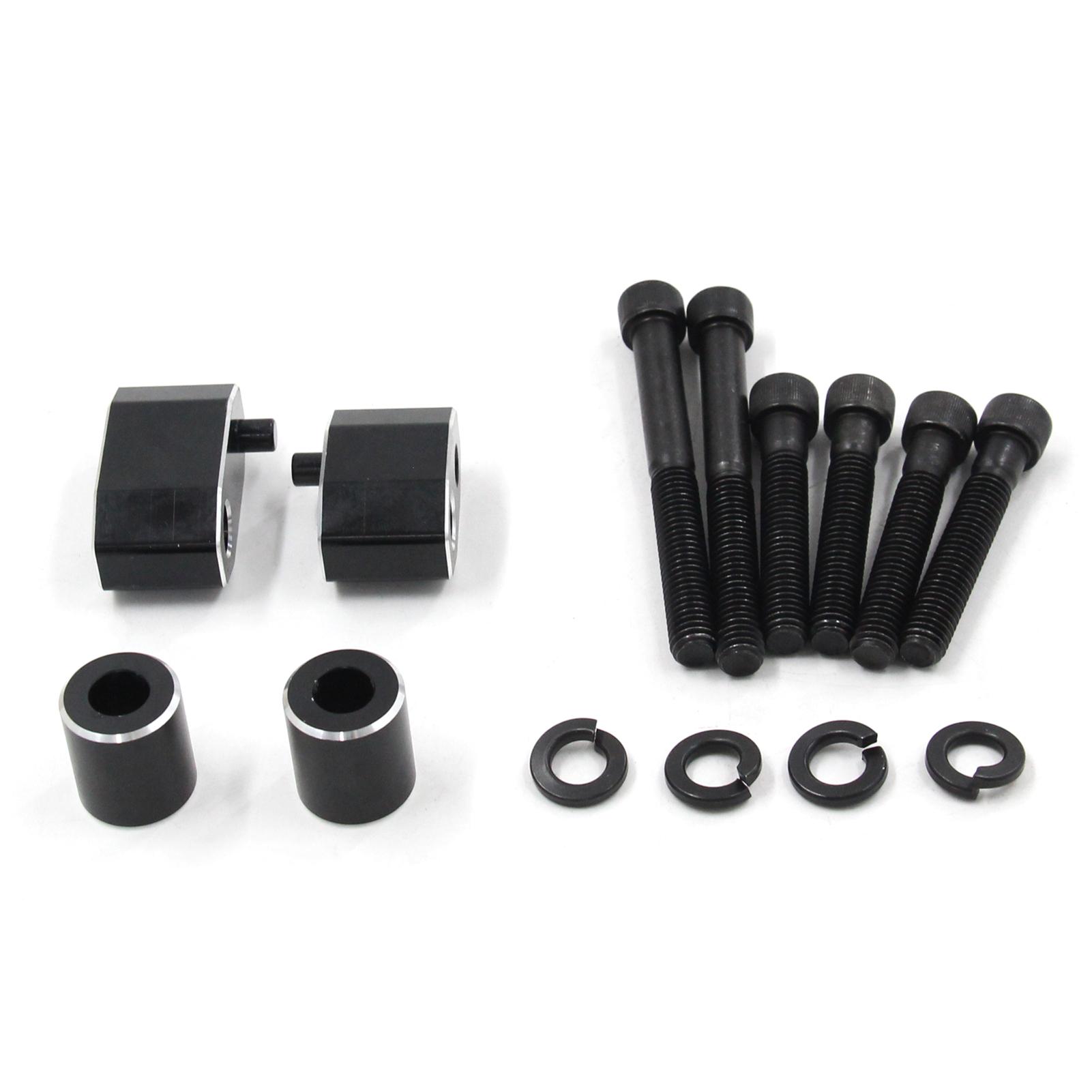 

Driver FloorBoard Extension Kit 0.98in Replacement for Road King Touring Models 2009 2022 чёрный