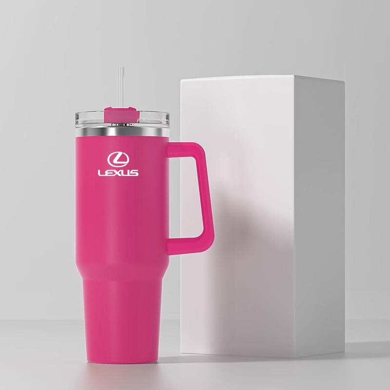 1200 ml rostfritt stål termosmugg Biltillbehör Kaffemugg För Lexus RX330 IS250 Ct200h ES300h RX350 IS300h NX300h RX400h UX