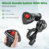 Winch Controller,3 Pin Electric Winch Remote Control Controller with 9.2ft Cable for Car Off Road Vehicle