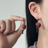 2025 Women's Trendy Strawberry, Cherry & Mushroom Stud Earrings - Versatile & Stylish High-End Jewelry