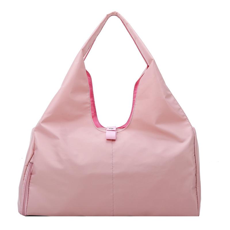 

Dry and Wet Separation Women s Bag Yoga Swimming Bag Travel Bag Storage Bag Hand Luggage Large Bag Sports Gym розовый