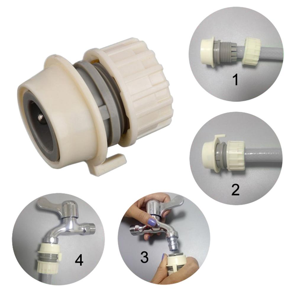 Water Tap Connectors Garden Part Fitting Washing Machine Water Inlet Pipe Joint Fittings Water Pipe Buckle Joint