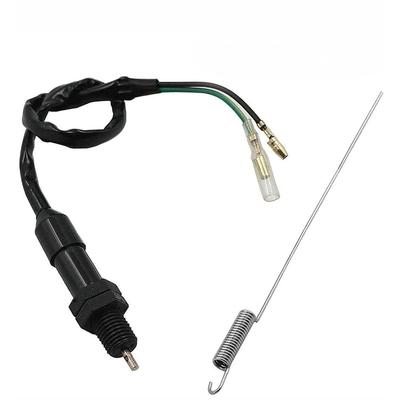 Spínač zadnej brzdy, Univerzálny M12 x P1,5 mm, Sada 1 ks, Pružina je súčasťou, Kábel,
