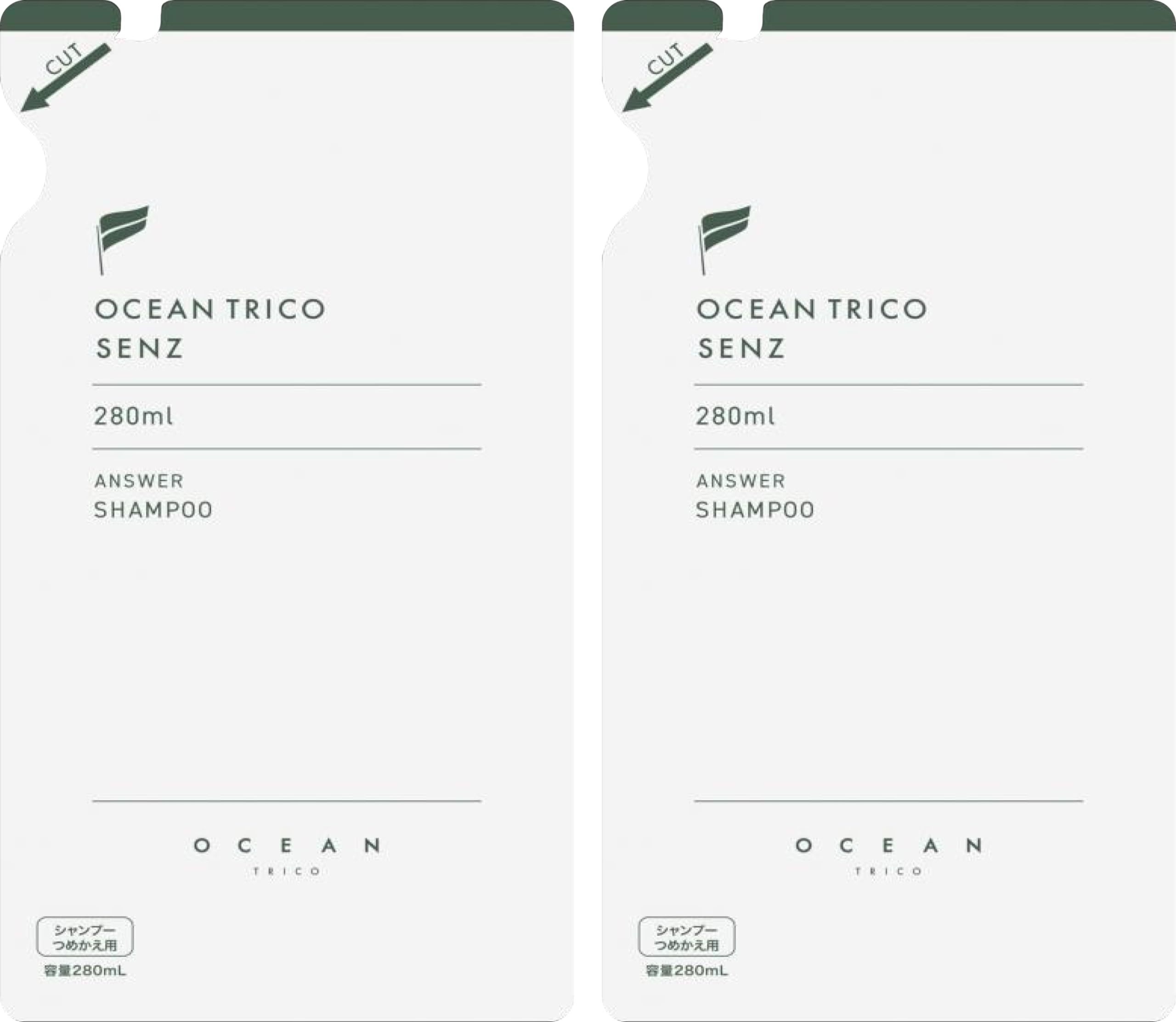 

OCEAN TRICO Sens Answer Scalp Shampoo Refill Set of 2 280mL