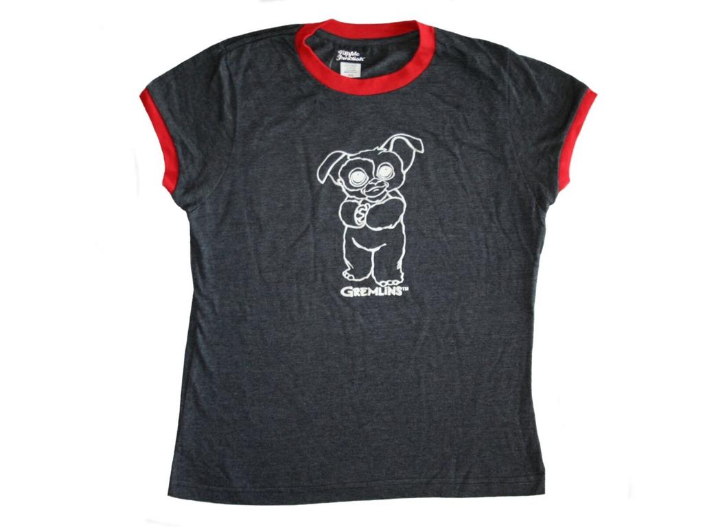 Gremlins Gizmo Junior Women's Ringer T-Shirt Tee (Size: 2XL) NWT