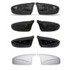 Excellent Facelifted Side Wing Modified For BMW X5 E70 X6 E71 2007-2013 Mirror Cover Caps Bright Black Carbon Fiber Pattern