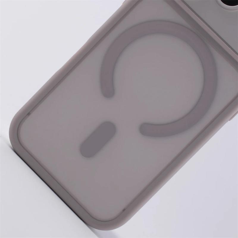 Luxury 2 in 1 Detachable Lens Protect Magnetic Case for iPhone 17 Pro Max 16 15 14 13 MagSafe Matte Translucent Shockproof Cover