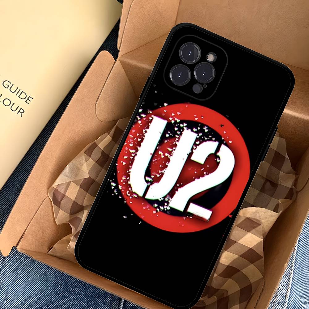 1pc Famous U-U2 Rock Band Phone Case For Iphone 17 Air 16 15 14 13 12 11 Pro Max 16 15 14 Plus TPU Soft Case